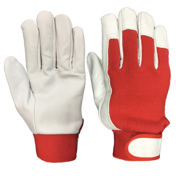 Fabrik Custom Billig Sicherheitsarbeit Ziegenledergarten Lederhandschuhe Handschuhe